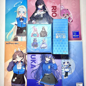 블루아카이브 GS25 콜드컵 포토카드 콜렉터북 엘홀더