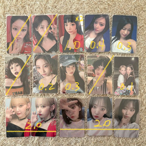 르세라핌 사쿠라 채원 윤진 카즈하 은채 포카 포토카드 미공포 이미지