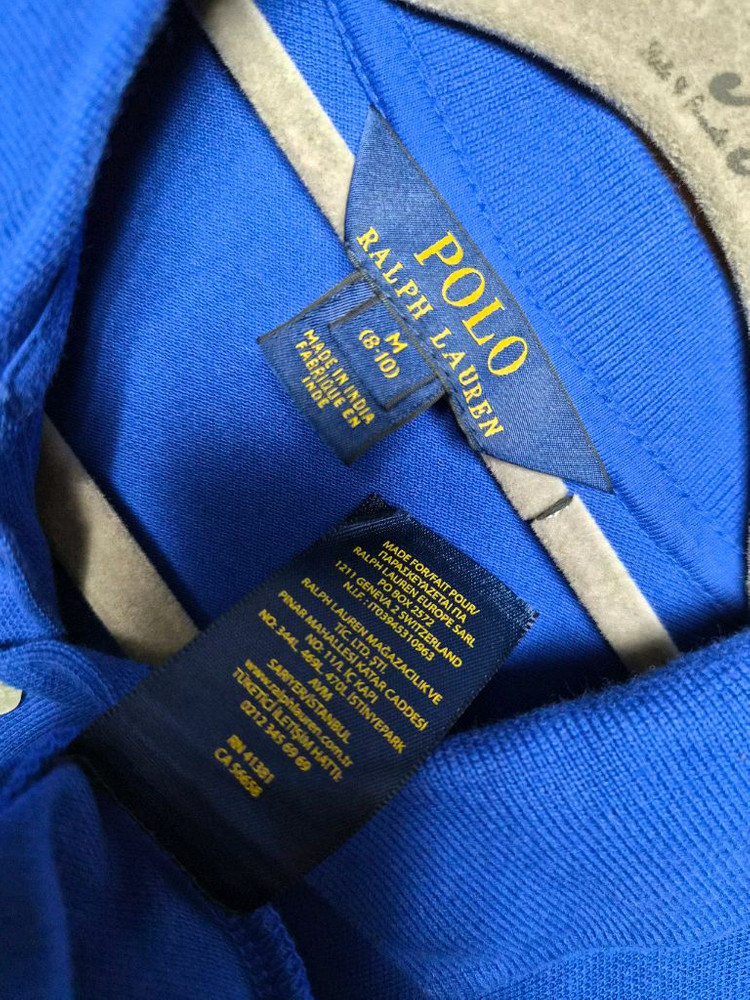 폴로 랄프로렌 여아 피케 원피스 블루 M--4