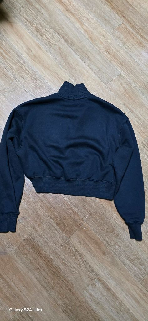 여.M-L) 나이키 여성 긴팔티, 하프짚 크롭 스웻셔츠 / 트레이닝 헬스 다이어트--7