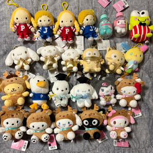 [새상품] 산리오 정품 캐릭터 인형 세트 모음 이미지