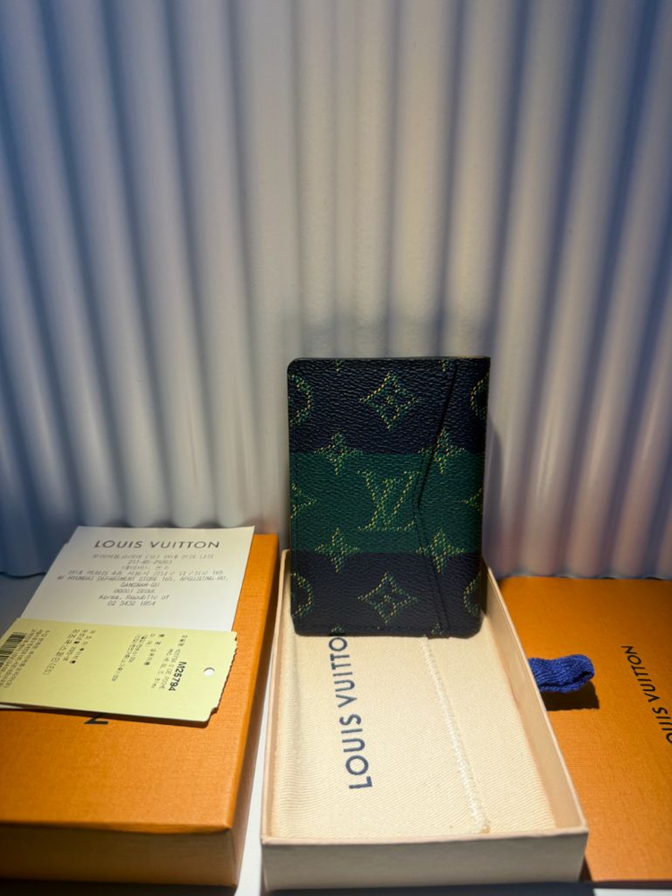 (새상품) 루이비통 블루 스트라이프 한정판 오거나이저 이미지