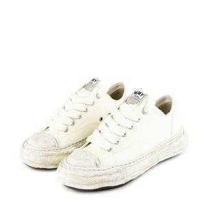 메종미하라야스히로 피터슨23 캔버스 레이스업 스니커즈 A12FW706 화이트 이미지