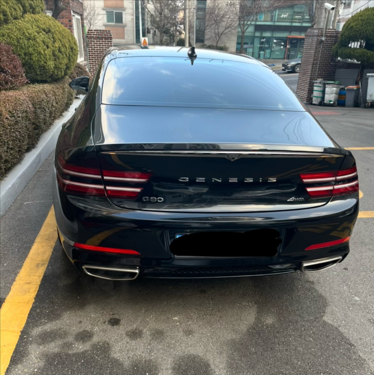 제네시스 더 올뉴 G80 가솔린 3.5 AWD 22년식--1