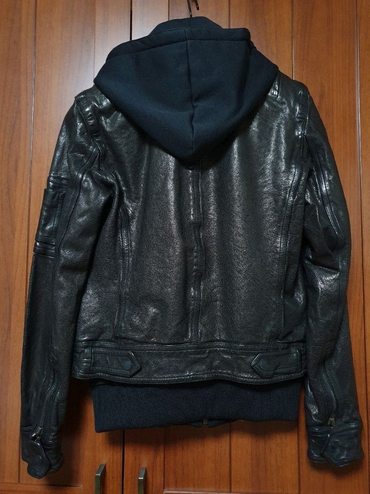 닐바렛가죽 자켓 (후드 쪼끼 분리가능)--1