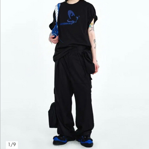 아더에러 버터플라이 로고 티셔츠 블랙