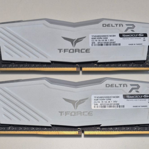 팀그룹 T-Force DDR4 3200 16GB CL16 Delta RGB 패키지(8x2)