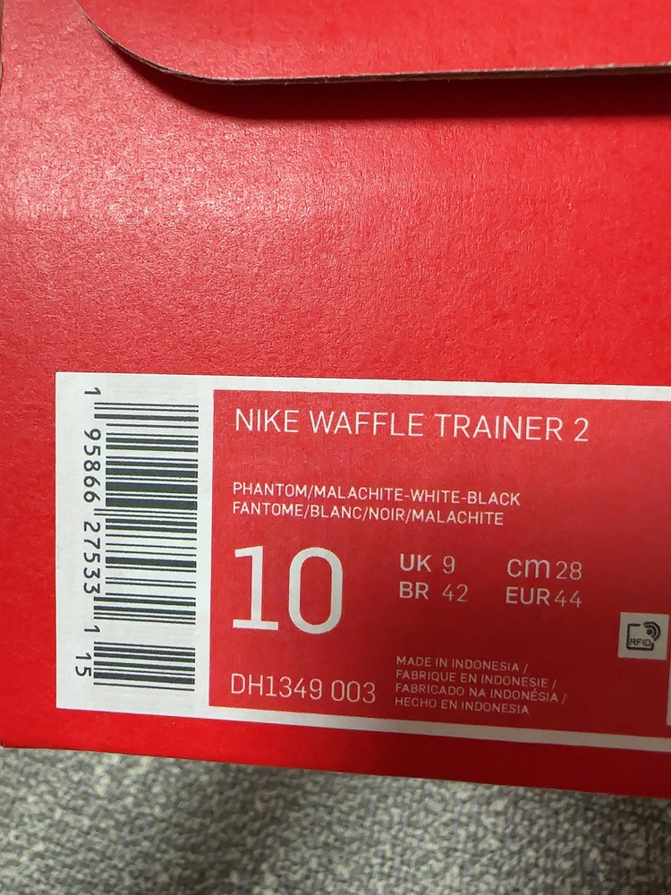 [280] 나이키 와플트레이너2 화이트그린--7