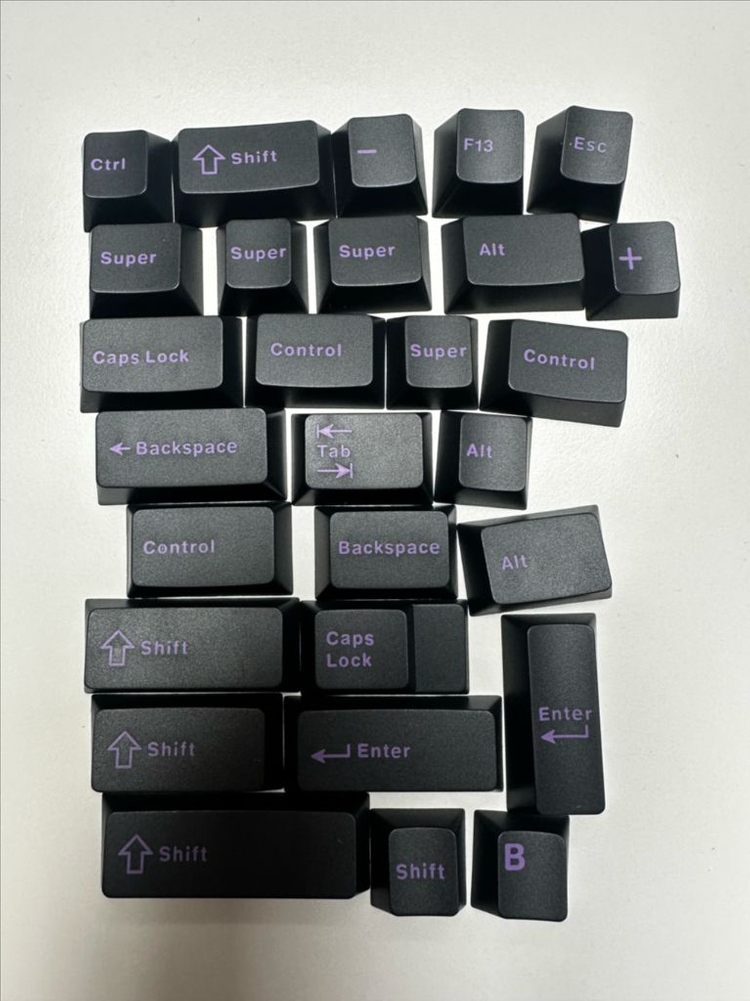 아이페이 이중사출 abs 카오스 키캡 판매합니다.(기본2셋, 핑크1셋, 블루1셋, 컬러모디 추가)--3