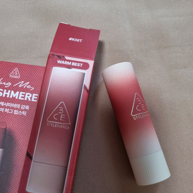 3CE 캐시미어 허그 립스틱 07니트--2