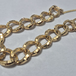 18k 남여공용 체인팔찌