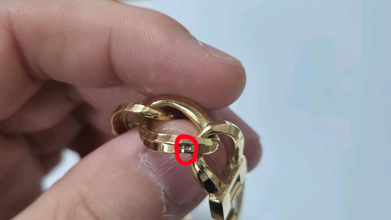 18k 남여공용 체인팔찌--5