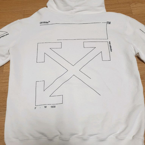 오프화이트 후드티 L