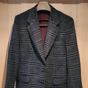 그레이/블랙 모직 자켓 M