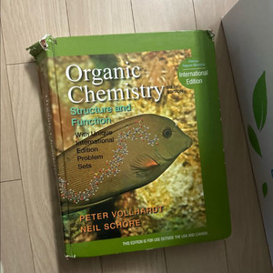 Organic chemistry/유기화학 교재 6판/PETER VOLLHARDT