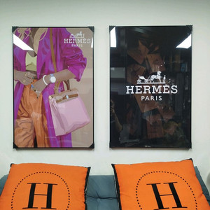에르메스 여인 벌킨백 캘리백 가방 대형 그림 액자 팝아트 인테리어소품 인테리어액자 명품 유화 수채화 꽃그림 추상화