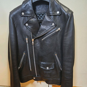 95 M ~ 100 L) 느와르 라르메스 BLACK LABEL BR8-4 더블라이더 레더자켓 이미지