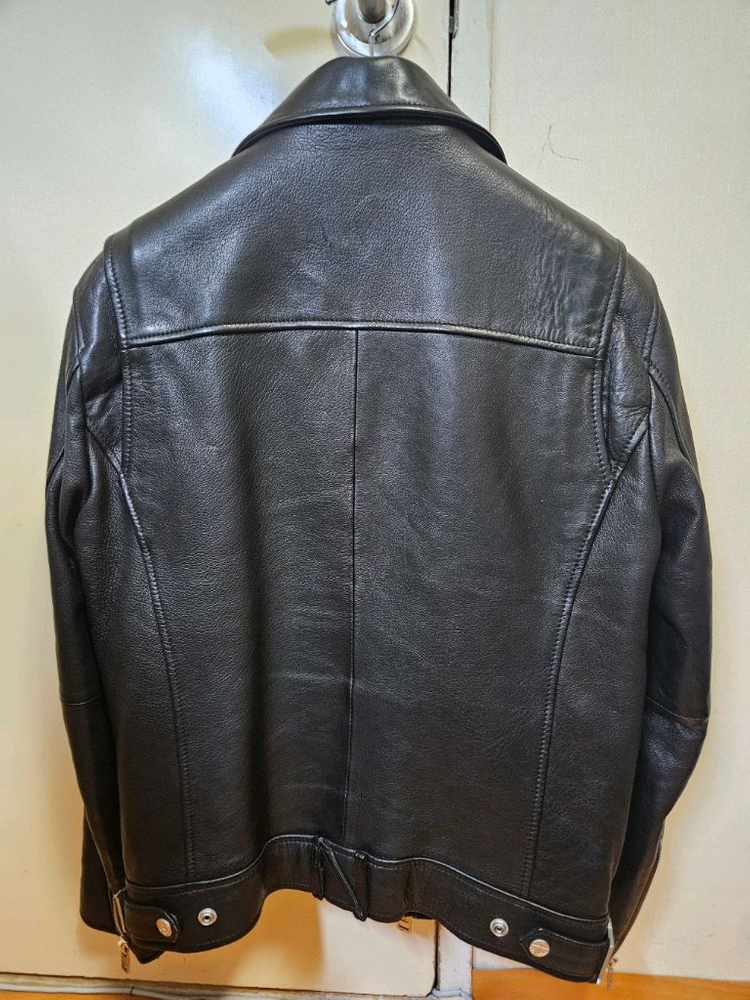 95 M ~ 100 L) 느와르 라르메스 BLACK LABEL BR8-4 더블라이더 레더자켓 이미지