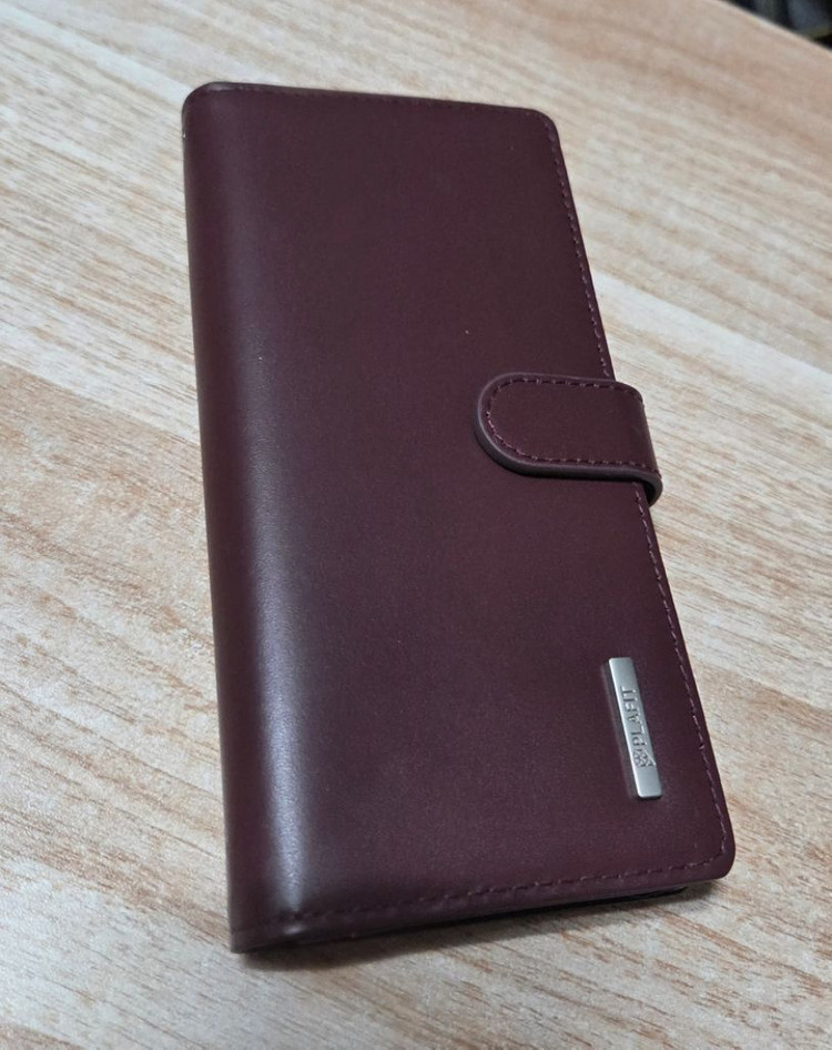 플라핏 모던베이직 천연소가죽 카드수납 갤럭시Z폴드7 케이스 새제품 이미지