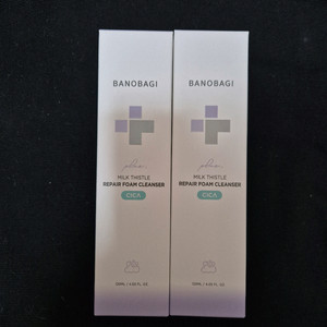 [새상품] 바노바기 밀크씨슬 리페어 시카 폼 클렌저 120ml 2개 일괄