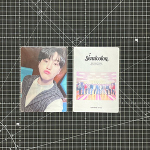 세븐틴 호시 민규 세미콜론 위버스샵 특전 렌티큘러 포카 포토카드 이미지