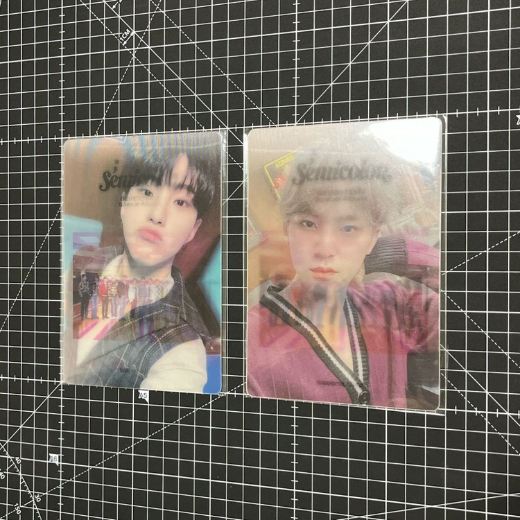 세븐틴 호시 민규 세미콜론 위버스샵 특전 렌티큘러 포카 포토카드 이미지