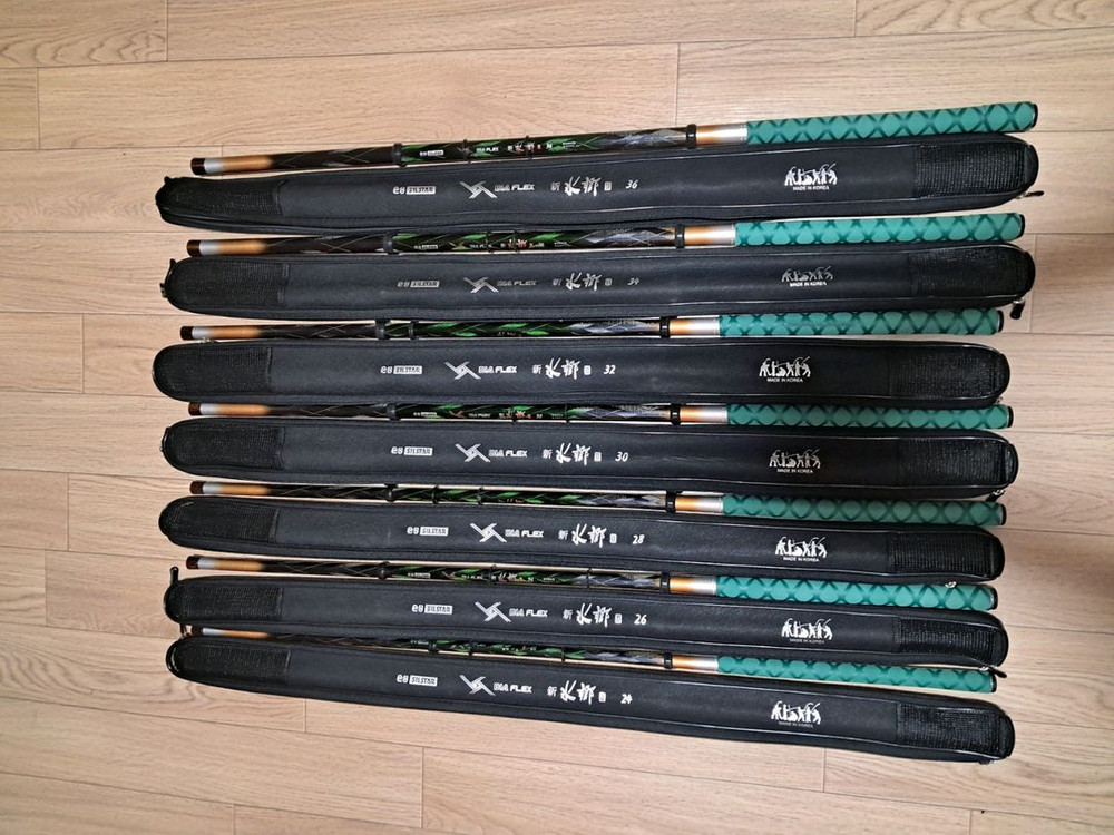 은성 다이아 플렉스 신수향2 낚시대/3.4칸(미사용품)2.4, 2.6, 2.8, 3.0, 3.2, 3.6칸도 있음. 이미지