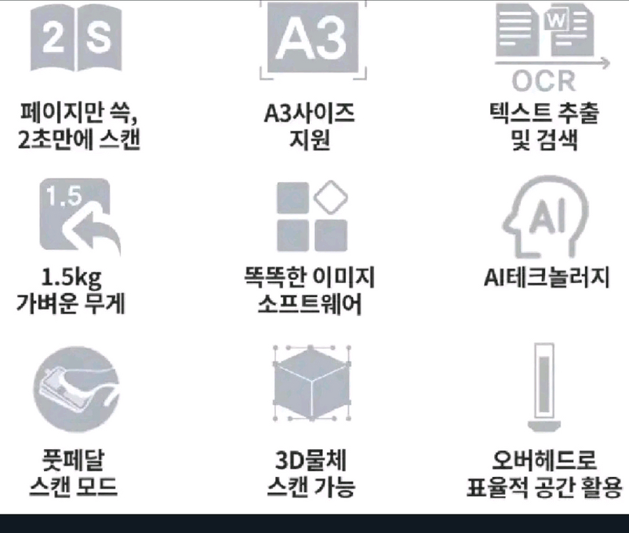 CZUR 아우라 프로 비파괴식 북스캐너.책스캔.aura.문서 저장 보관.프린트 스캔.--2