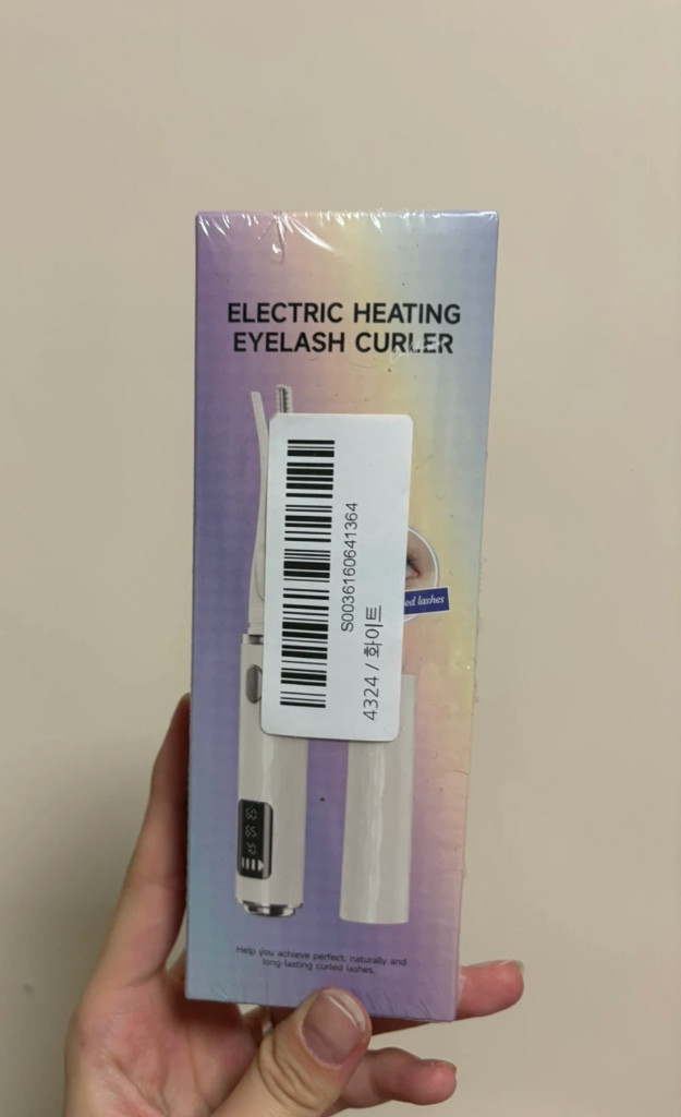 집게형 속눈썹 고데기 LED 디스플레이 Type-C충전 이미지