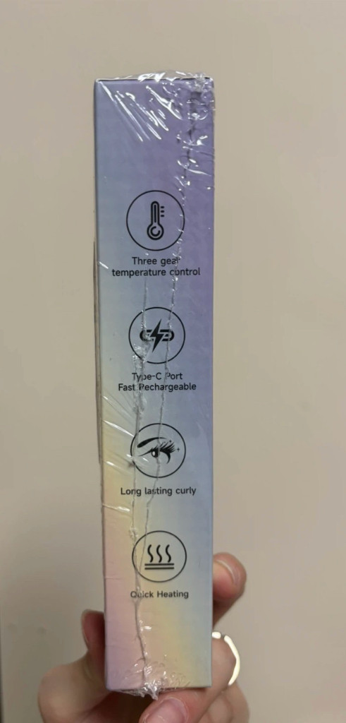 집게형 속눈썹 고데기 LED 디스플레이 Type-C충전 이미지