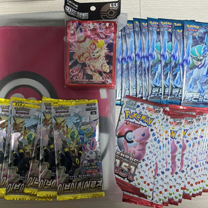 포켓몬스터 카드 및 바인더 세트로판매합니다