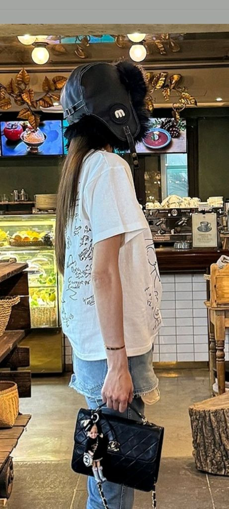 멜라밀라) 페이크퍼 트루퍼햇 (블랙/브라운)텍있는 새상품--5