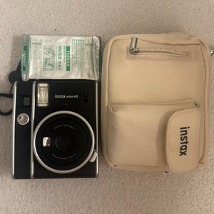 인스탁스 미니40 블랙+필름 10장+모먼트백 이미지