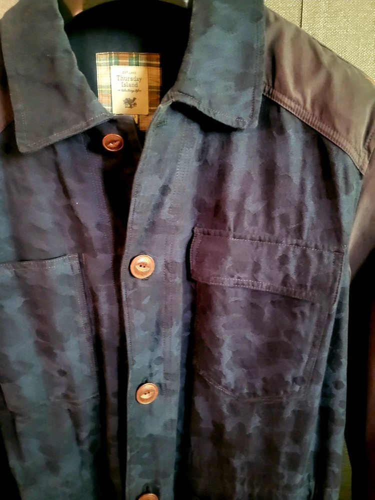 [새상품]써스데이아일랜드 남자밀터터리 카모자켓--5