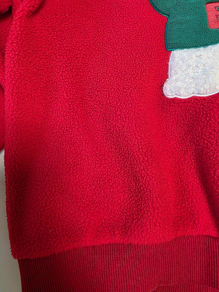 새것 베베쥬 키즈 플리스 맨투맨 140 레드, 아이보리--7