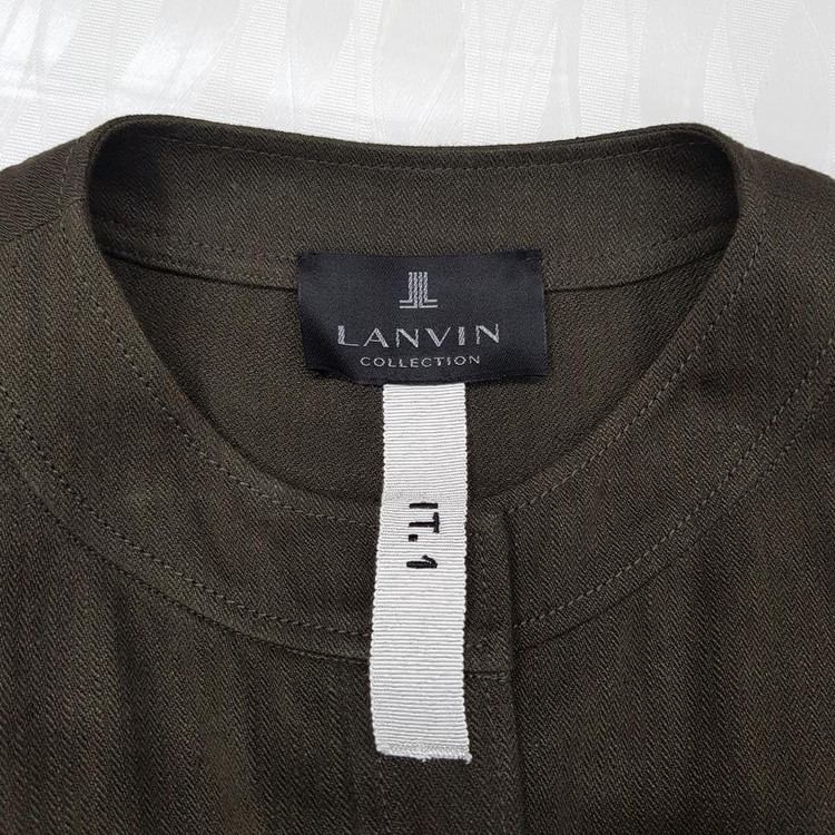 한섬 랑방 2023 린넨 크롭 자켓 88-98-165사이즈 이미지