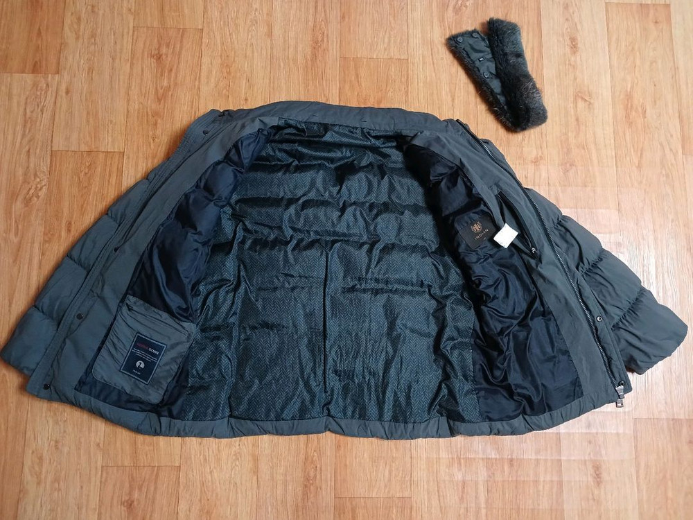 인디안(정품) 남성 구스 다운 자켓 (차콜 105) (상태 깨끗하고 좋아요)--4