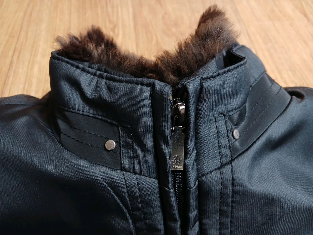 인디안(정품) 남성 토끼털 캐주얼 자켓 (토끼털 내피 조끼) (차콜 105) (상태 깨끗하고 좋아요)--1