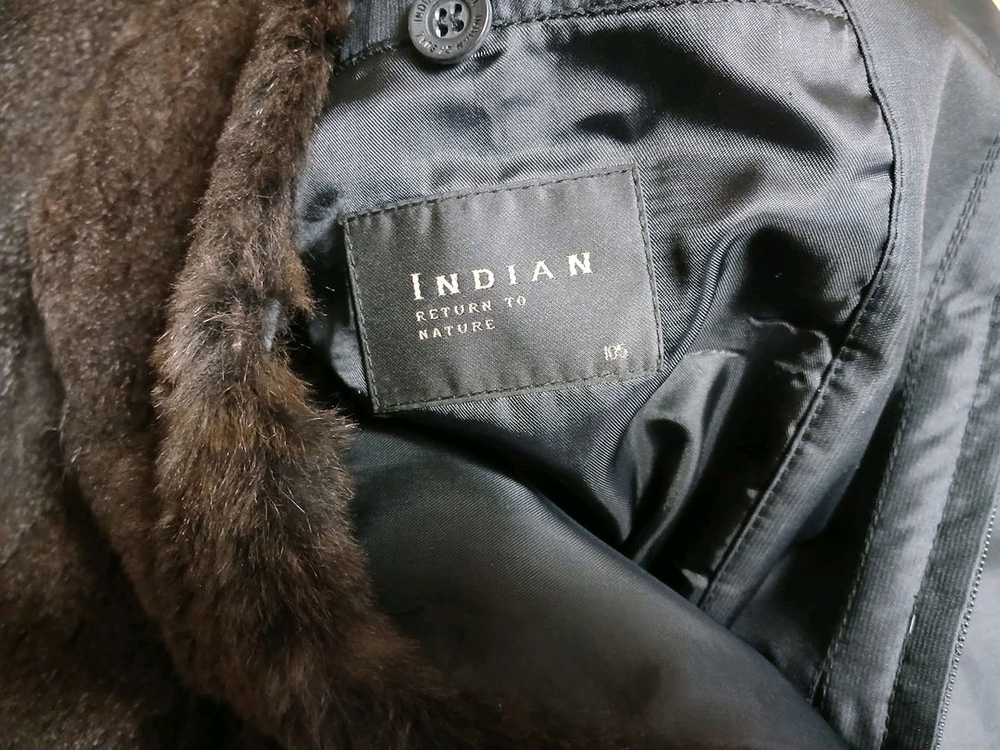 인디안(정품) 남성 토끼털 캐주얼 자켓 (토끼털 내피 조끼) (차콜 105) (상태 깨끗하고 좋아요)--6