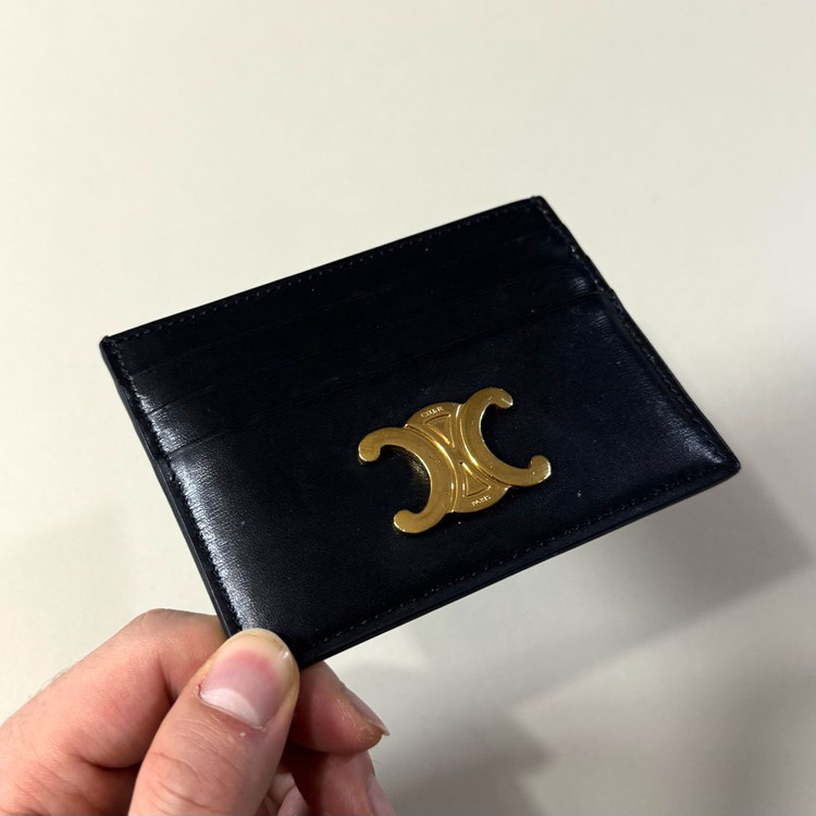 [백화점판/당일출고]셀린느 트리옹프 카드지갑--2