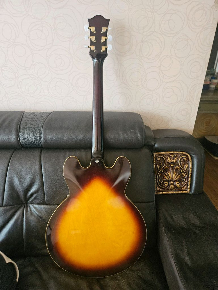 great 세미 할로우 기타--3