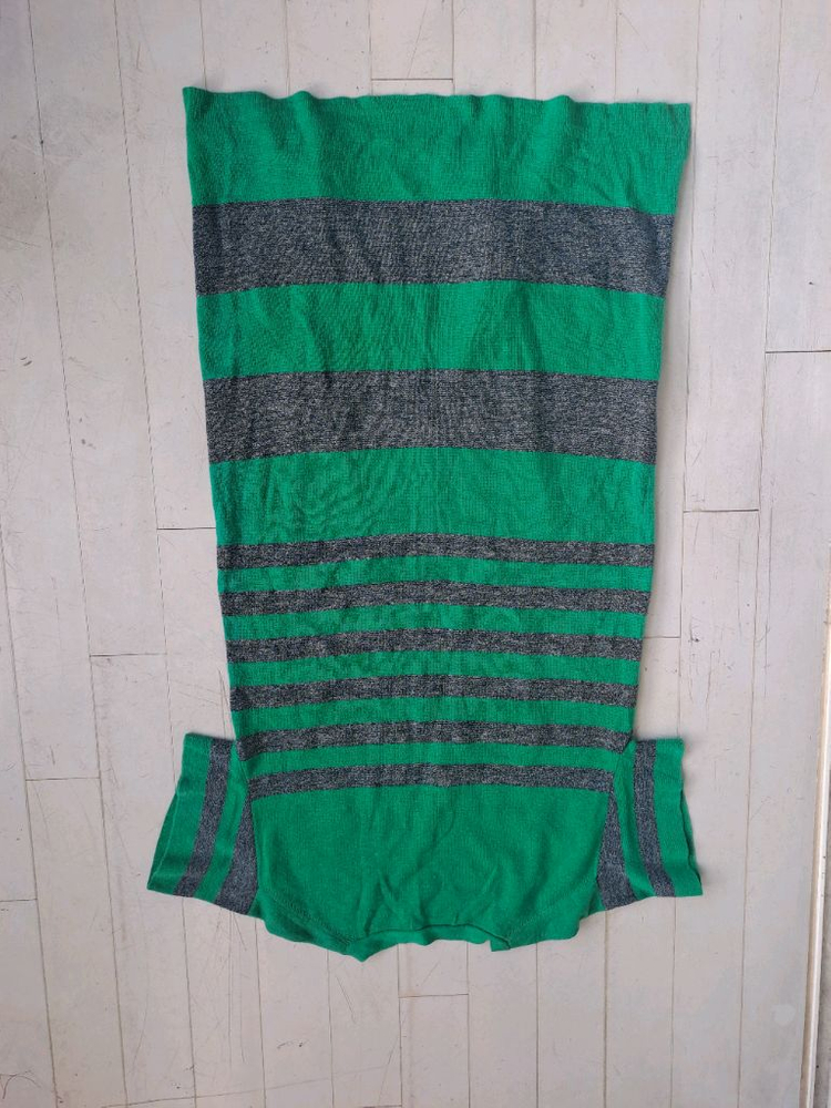 SYSTEM 브랜드의 그린색 니트 원피스--4