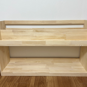 원목 선반형 전면 책장 (주문제작 새제품)