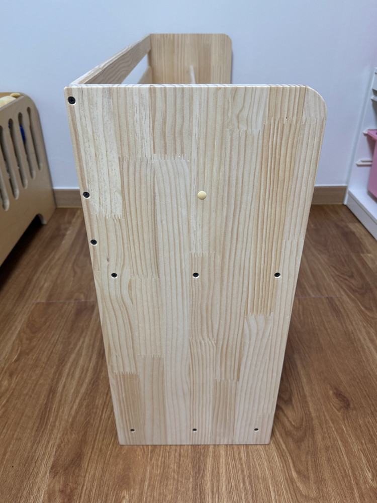 원목 선반형 전면 책장 (주문제작 새제품)--2