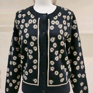 (새상품) 온앤온 니트 가디건 블랙 55 듀엘 sjsj 레니본 보브 지컷 샤틴 시슬리 에고이스트 써스데이아일랜드