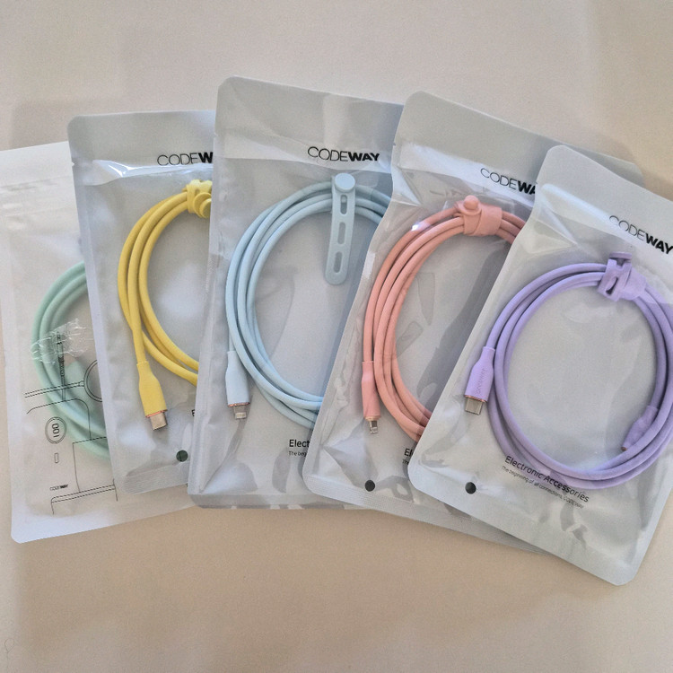 [B품 새제품] 코드웨이 초고속 충전기 및 C타입 라이트닝 아이폰 케이블--7