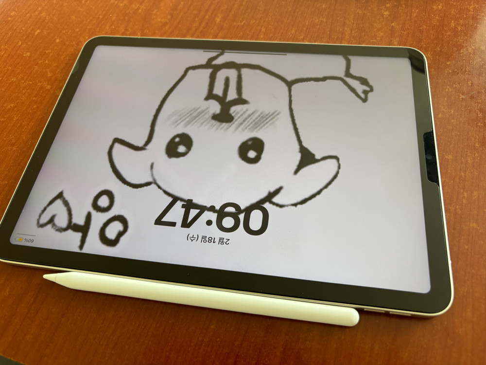 아이패드 에어 5세대 스타라이트 256GB WiFi 중고 + 애플펜슬 2세대--8