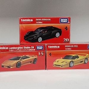 토미카 프리미엄 초회판 람보르기니 & 페라리 미개봉