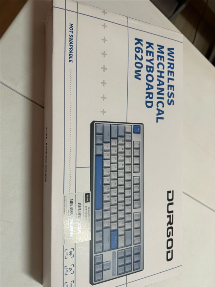 (S급) 듀가드 Durgod K620w 무선 기계식 키보드 풀박스--3
