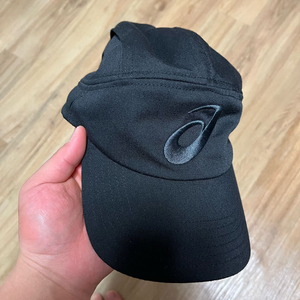 아식스 CAP 모자 블랙